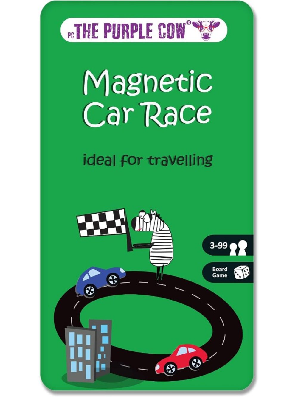 Magnetic Travel Car Race Game - Airplane Games & Quiet Games. Game Box for Kids
